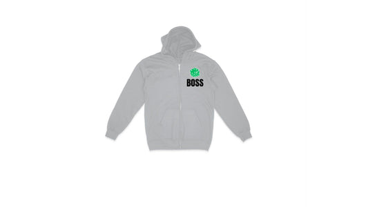 Boss with dice Zip-up Hoodie