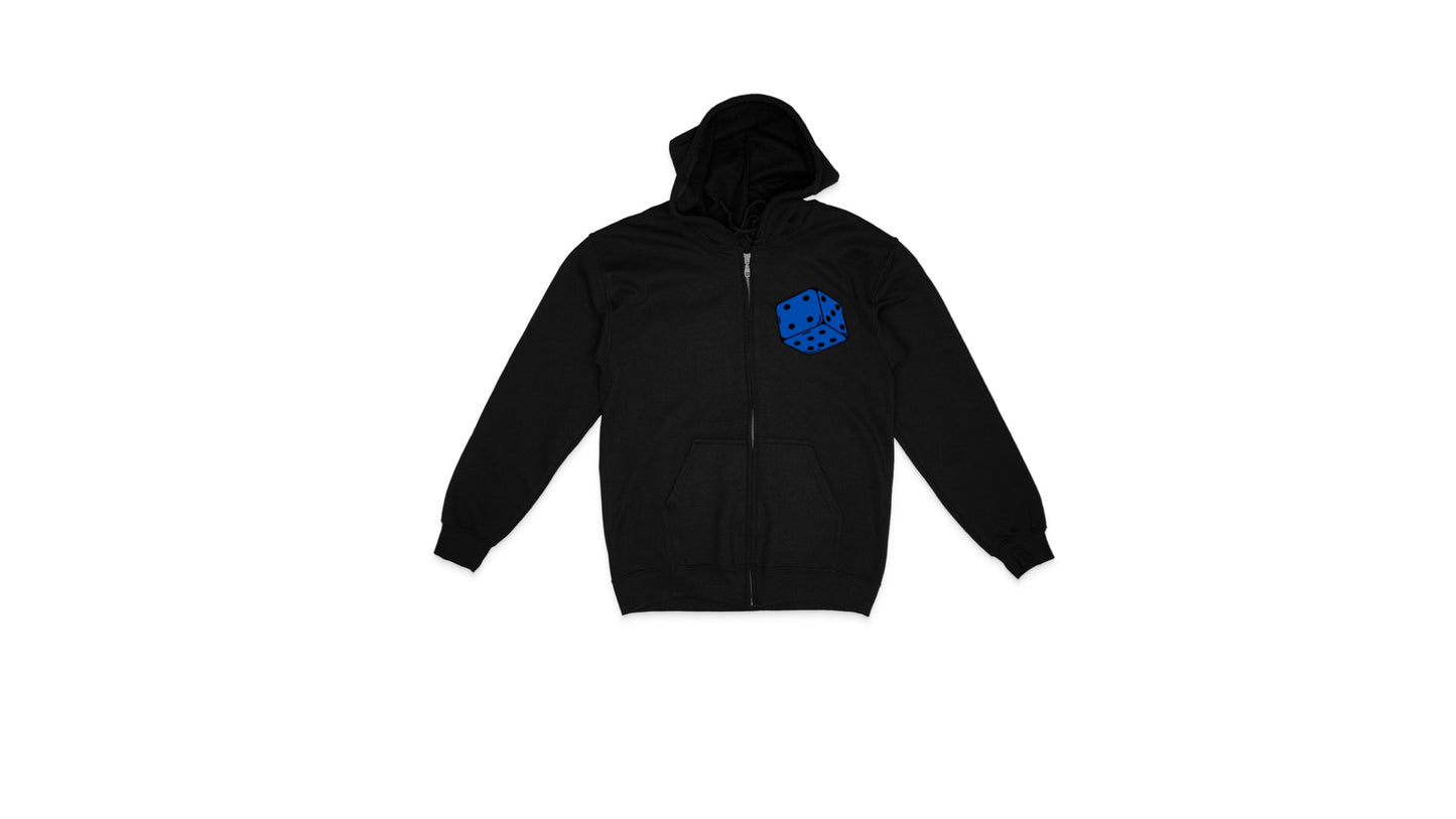 Dice (front/back) Zip-up Hoodie