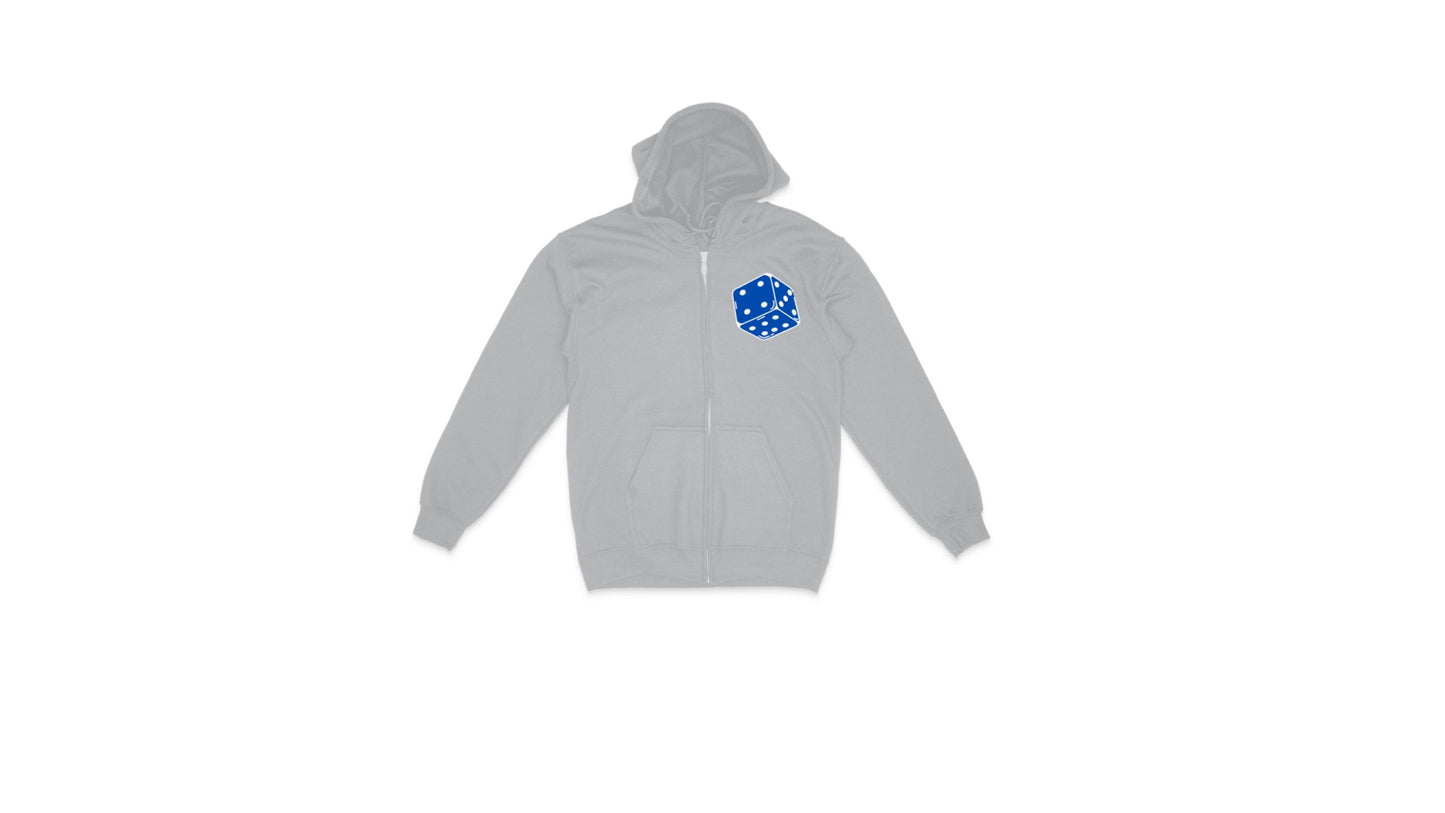 Dice (front/back) Zip-up Hoodie